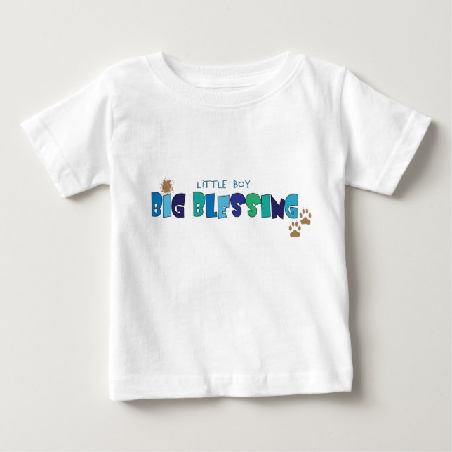 Pour Bébé Petit garçon, grand bienheureux t-shirt chrétien b (Devant)