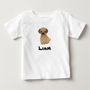 Pour Bébé Petit monogramme de t-shirt enfant avec levrette