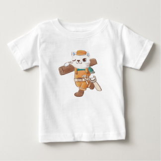 Pour Bébé Petit T-shirt de chat :)