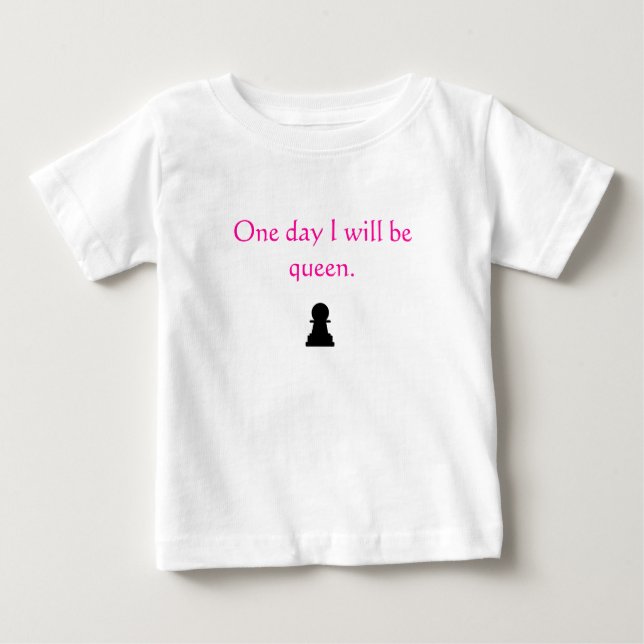 Pour Bébé Petit T-shirt de la Reine (Devant)
