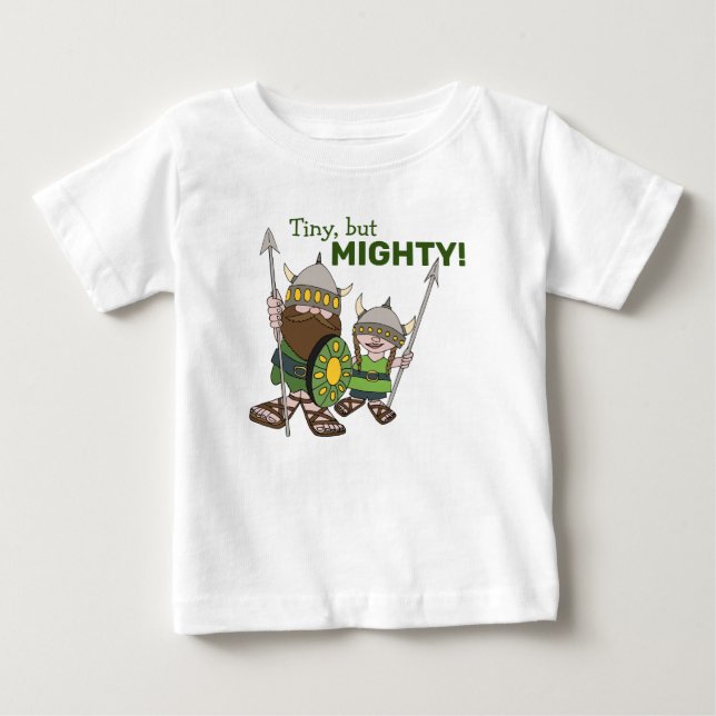 Pour Bébé Petit Vikings Baby Fine Jersey T-Shirt (Devant)