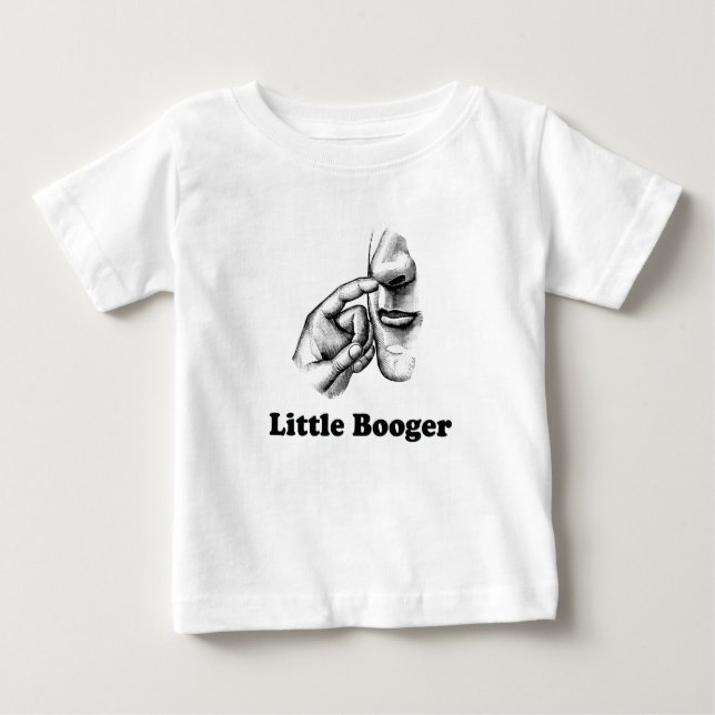 Pour Bébé Peu de T-shirt de Booger (Devant)