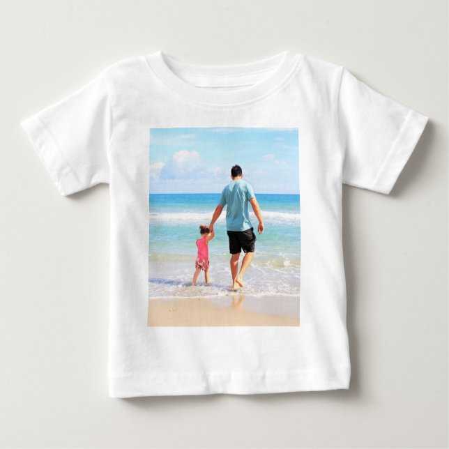 Pour Bébé Photo Custom Baby T-shirt Your Favorite (Devant)