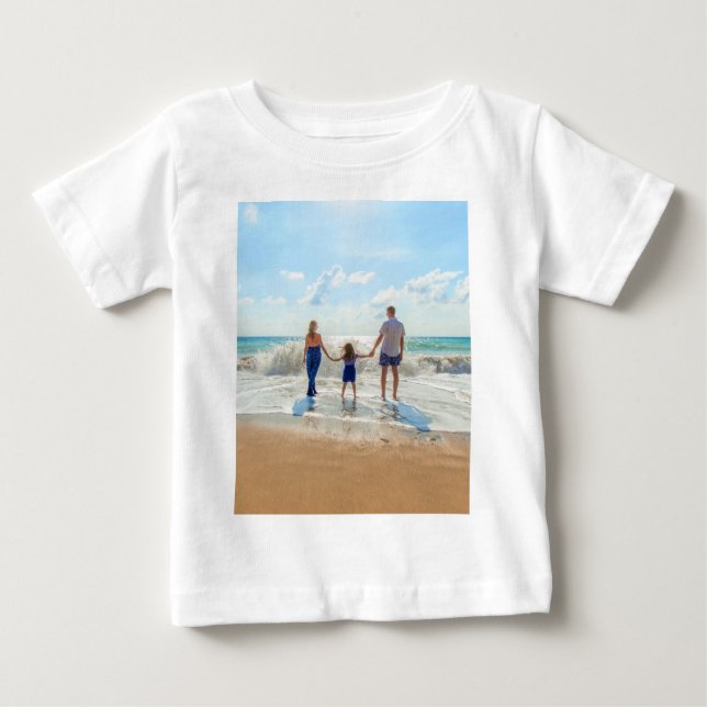 Pour Bébé Photo Custom Baby T-shirt Your Favorite (Devant)