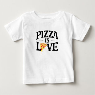 Pour Bébé Pizza est l'amour T-shirt