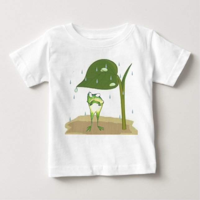Pour Bébé pluie de grenouilles sur T-Shirt (Devant)