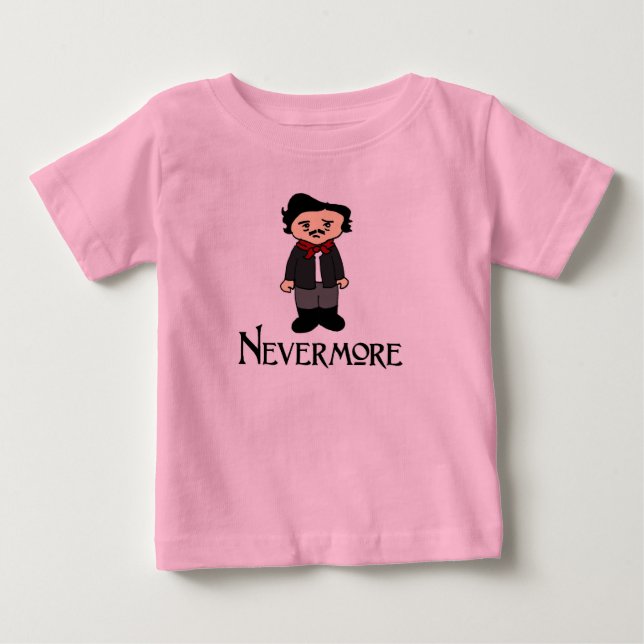 Pour Bébé Plus Edgar Allan Poe Le T-shirt Raven (Devant)