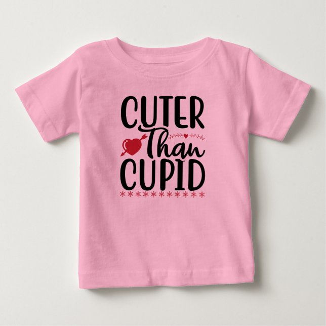 Pour Bébé Plus mignon que le T-shirt de la Saint-Valentin (Devant)
