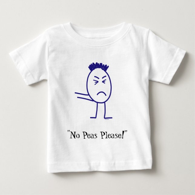 Pour Bébé Pois ne satisfait pas ! T-shirt infantile (Devant)