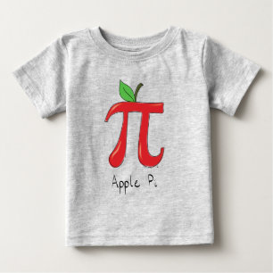 Pour Bébé Pomme Pi mignonne Math Pi Day Baby T-Shirt enfant
