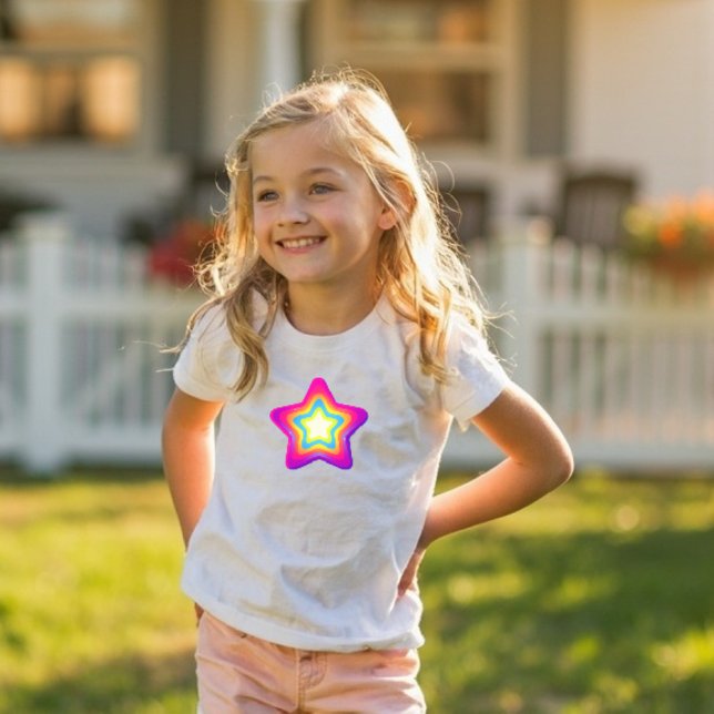 Pour Bébé Power Pals™ T-shirt étoile arc-en-ciel (Créateur téléchargé)