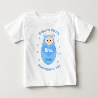 Pour Bébé Premier T-shirt de la Saint Valentin sur mesure po