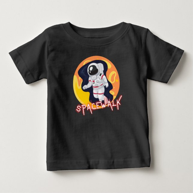 Pour Bébé PROMENADE SPATIALE - T-Shirt ASTRONAUTE DE L'ESPAC (Devant)