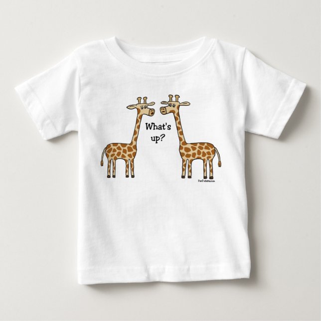 Pour Bébé Qu'est ? T-shirt de girafe (Devant)