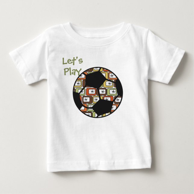 Pour Bébé Rectangles rétro avec T-shirt Starbursts (Devant)