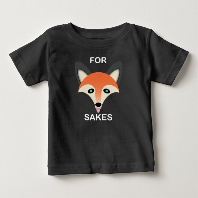 Pour Bébé Red Fox - Baby Fine Jersey T-shirt (Devant)