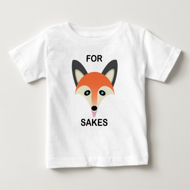 Pour Bébé Red Fox - Baby Fine Jersey T-shirt (Devant)