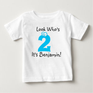 Pour Bébé Regardez qui est T-shirt personnalisable de