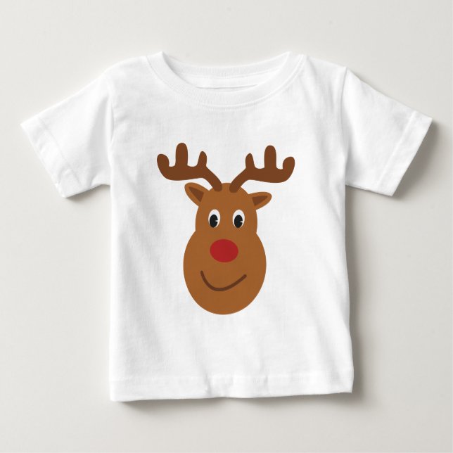 Pour Bébé Reindeer Christmas T-shirt (Devant)