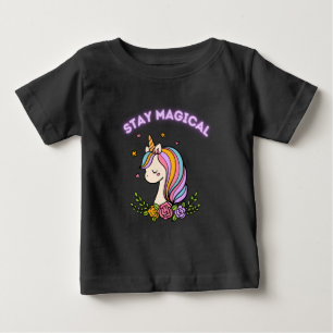 Pour Bébé Restez Magique Unicorn T-shirt