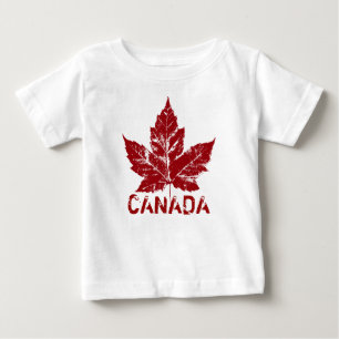 Pour Bébé Rétro souvenir de feuille d'érable de T-shirt