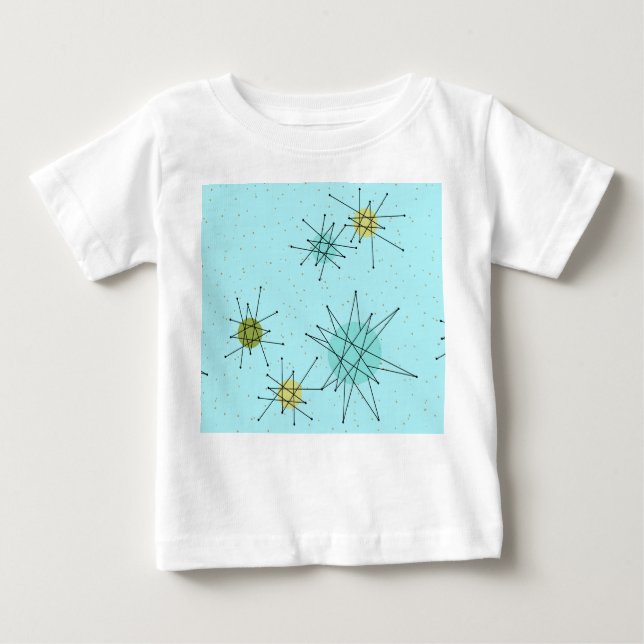 Pour Bébé Robin's Oeuf Blue Starbursts T-shirt (Devant)