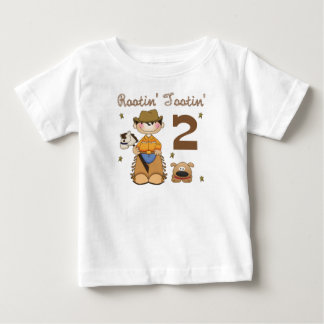Pour Bébé Rootin' Tootin' T-shirt Cowboy de 2 ans