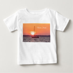 Pour Bébé Sailboat Sunrise Baby Toddler T-shirt
