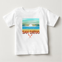San Diego Design - T-shirt Baby Fine Jersey