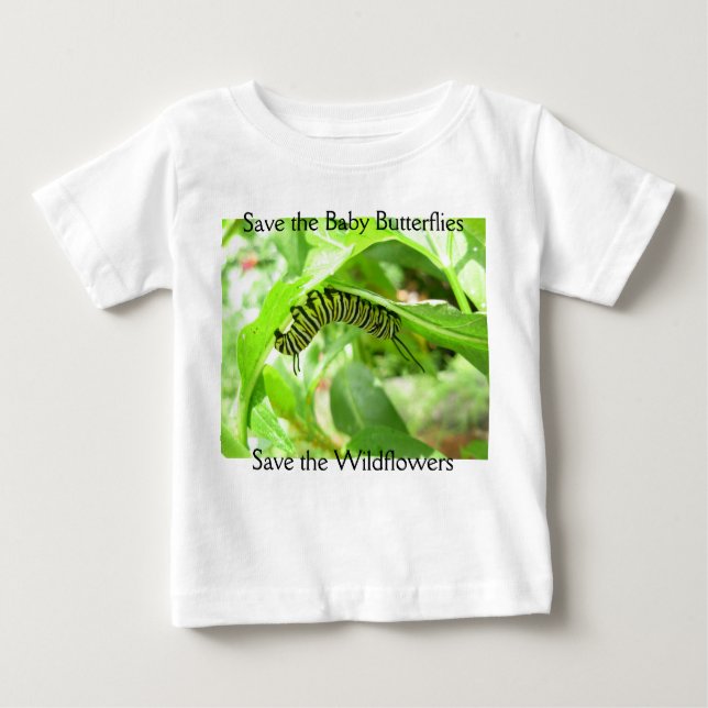 Pour Bébé Sauvez le T-shirt des papillons (Devant)