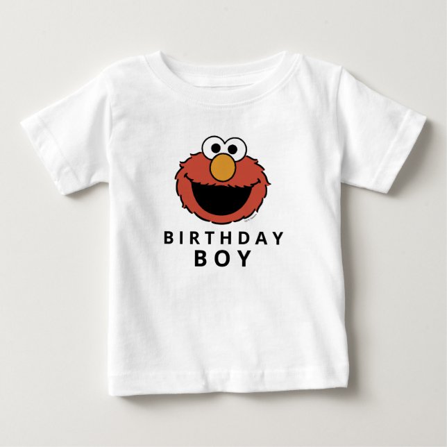 Pour Bébé Sesame Street | Elmo - First Birthday Baby T-Shirt (Devant)