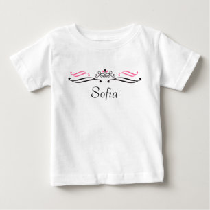 Pour Bébé Sofia Princesse / Concours de beauté Tiara T-Shirt