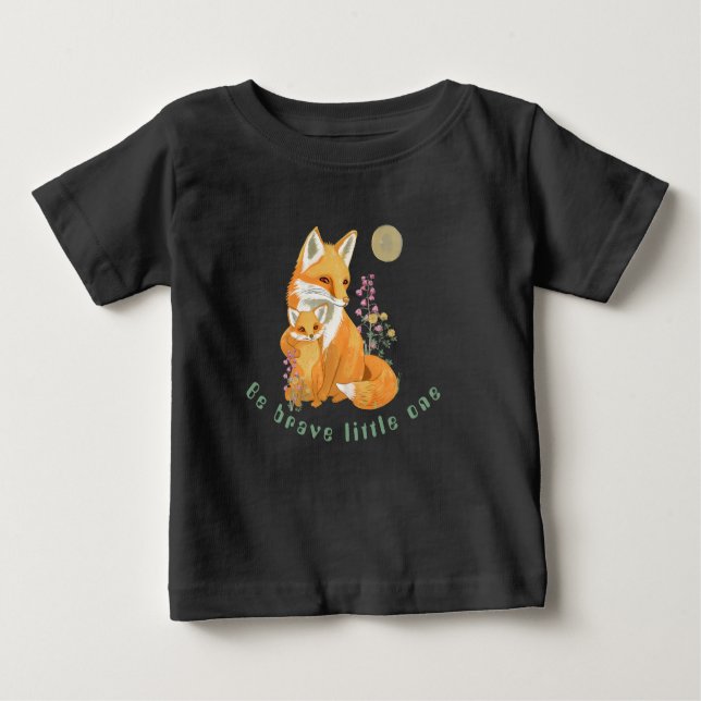Pour Bébé Soyez courageux petit T-shirt (Devant)
