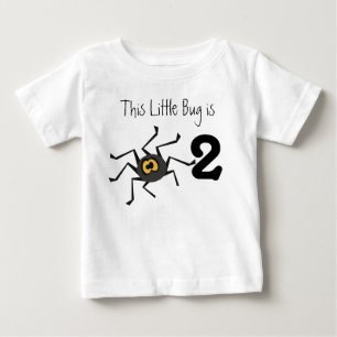 Pour Bébé Spider Bug Personnalisable T-shirt Anniversaire