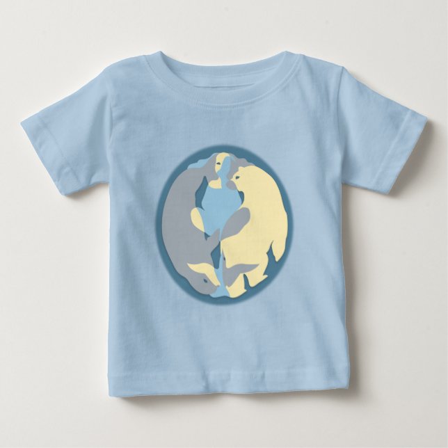 Pour Bébé Spirit of the North Toddler Wildlife Art T-Shirt (Devant)