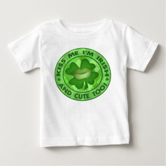 Pour Bébé St. Patrick's Day Irlandais Kiss Me T-shirt / Body