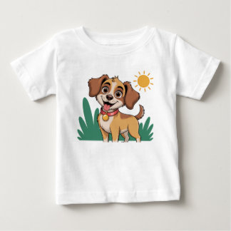 Pour Bébé Sunny Dog - un T-shirt plein de sourires