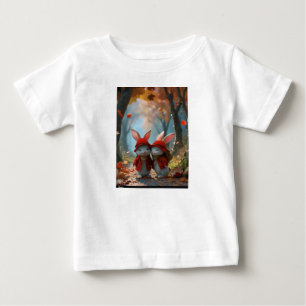 Pour Bébé sur T-shirt blanc mignon deux petits lapins