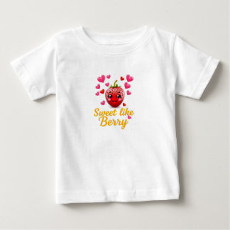 Pour Bébé Sweet Like Berry Baby T-Shirt Design