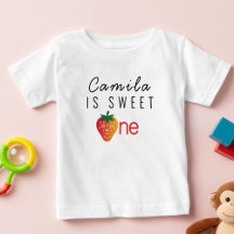 Sweet One Strawberry 1er Anniversaire T-shirt