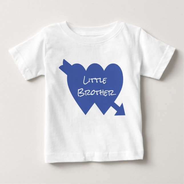 Pour Bébé T-shirt à crépiter à une pièce Little Brother (Devant)