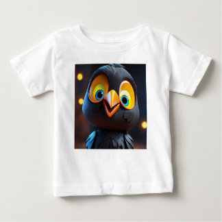 Pour Bébé T-shirt adorable Baby Crow
