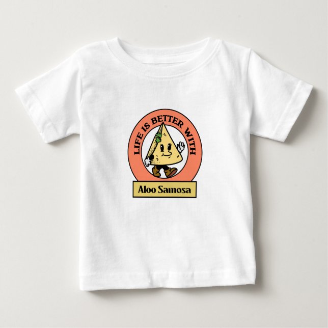 Pour Bébé T-shirt Alo Samosa (Devant)