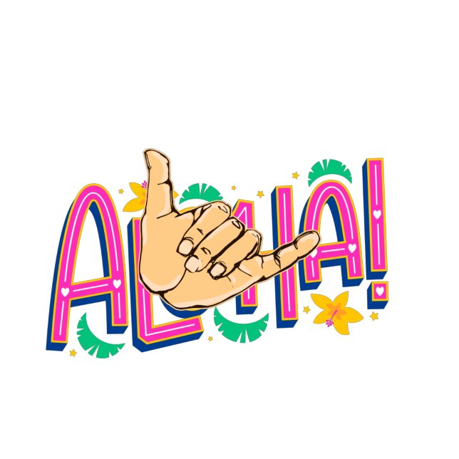 Pour Bébé T-shirt Aloha Hawaii (Créateur téléchargé)