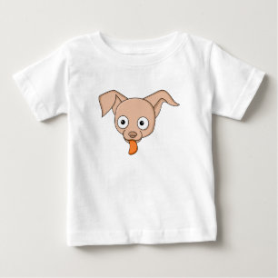 Pour Bébé T-shirt Amoureux des chiens à visage de chien dr