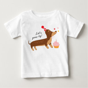 Pour Bébé T-shirt anniversaire 1ère année fille - Faisons la