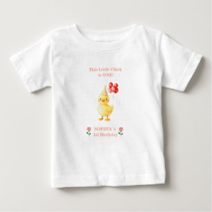 Pour Bébé T-Shirt "Anniversaire Fille" Animaux de la Ferme M