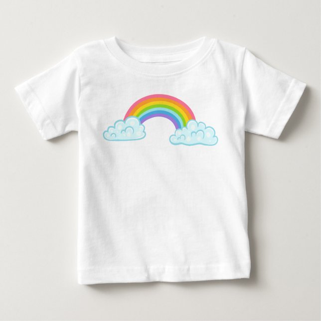 Pour Bébé T-shirt Arc-en-ciel (Devant)
