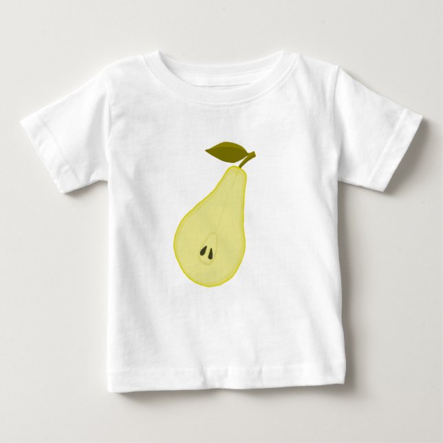 Pour Bébé T-shirt avec poire mignonne (Devant)