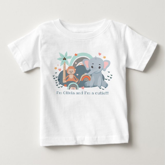 Pour Bébé T-shirt avec une jolie illustration (Devant)
